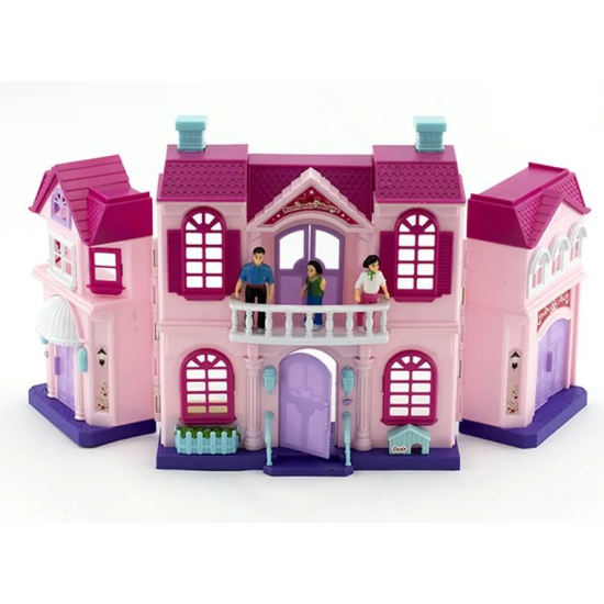 Domek dla dziewczynki z efektami świetlnymi i dźwiękowymi